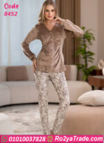 بيجامة قطيفة نسائي شتوي