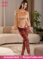 بيجامة قطيفة شتوي حريمي