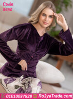 بيجامة قطيفة شتوي حريمي