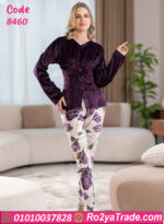 بيجامة قطيفة شتوي حريمي