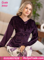 بيجامة قطيفة شتوي حريمي