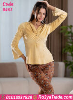 بيجامة قطيفة شتوي حريمي