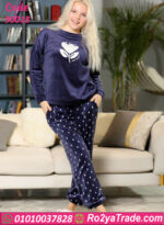 بيجامة قطيفة شتوي نسائي