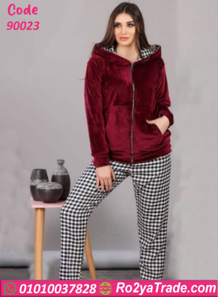 بيجاما شتوي فرو نسائي