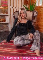 بيجامة قطيفة شتوي نسائي