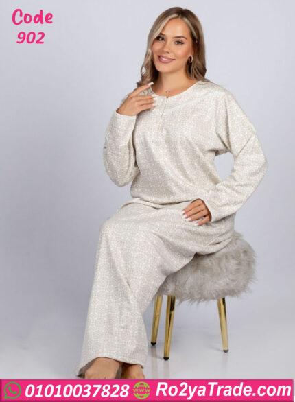 عباية بيت شتوي قطن بيج سايز