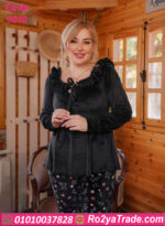 بيجامة قطيفة شتوي نسائي 9020