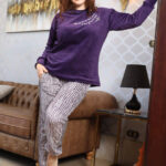 بيجامة قطيفة شتوي بيج سايز