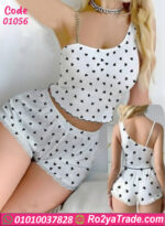 طقم هوت شورت قطن صيفي