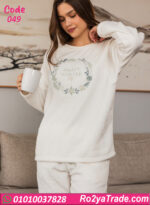 بيجامة قطيفة حريمي شتوي