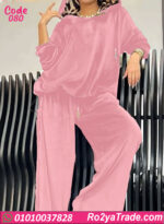 ترنج قطيفة حريمي بقبعة