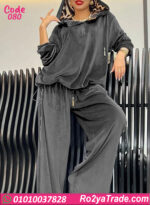 ترنج قطيفة حريمي بقبعة