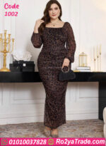 فستان سواريه ليوبارد بيج سايز