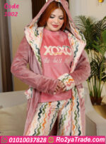 طقم شتوي قطيفة 3 قطع