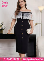 فستان سواريه دانتيل بيج سايز