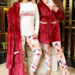 طقم شتوي قطيفة 3 قطع