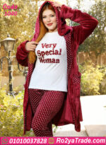 بيجامة قطيفة شتوي نسائي