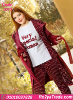 بيجامة قطيفة شتوي نسائي