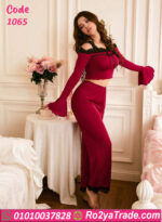 بيجامة صيفي ستريتش أوف شولدر