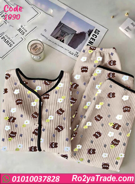 بيجامة حريمي شتوي بيج سايز