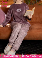 بيجامة قطيفة شتوي