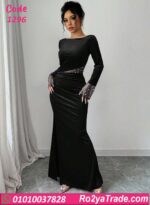 فستان مخمل شتوي سواريه