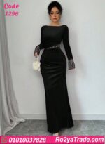 فستان مخمل شتوي سواريه