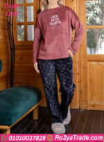 بيجامة قطيفة شتوي