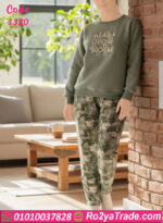 بيجامة قطيفة شتوي كود 1320