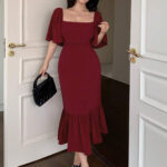 فستان صيفي طويل شيك