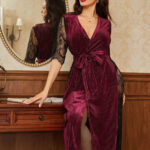 لانجري شتوي دانتيل شيك