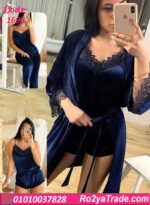 بيجامة قطيفة حريمي شتوي