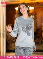 بيجامة شتوي حريمي قطيفة