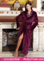 روب شتوي حريمي طويل قطيفة