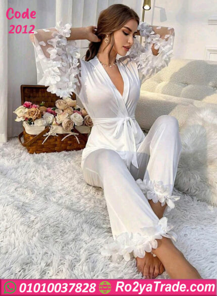 بيجامة دانتيل صيفي