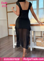 لانجري شيفون طويل