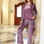 ترنج شتوي قطيفة نسائي