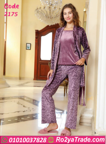 ترنج شتوي قطيفة نسائي