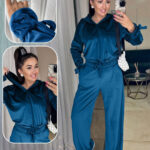 طقم بيجامة شتوي حريمي قطيفة