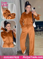 طقم بيجامة شتوي حريمي قطيفة