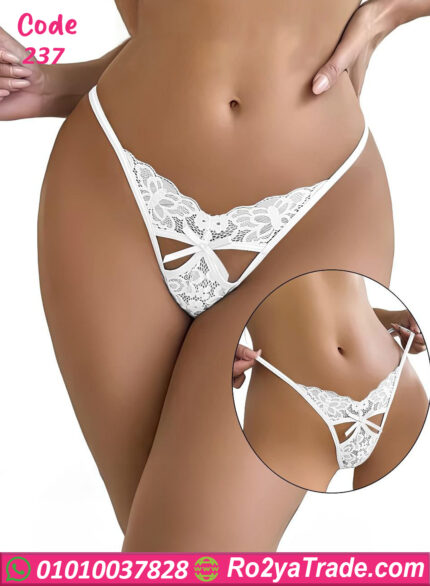 كلوت دانتيل بفتحة أمامية حريمي