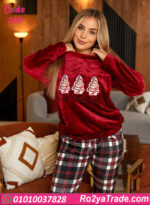 بيجامة شتوي حريمي قطيفة