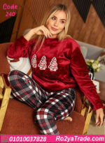 بيجامة شتوي حريمي قطيفة