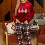 بيجامة شتوي حريمي قطيفة
