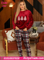 بيجامة شتوي حريمي قطيفة