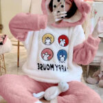 بيجامة حريمي شتوي قطيفة