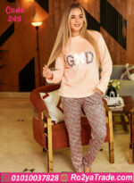 بيجامة شتوي حريمي قطيفة