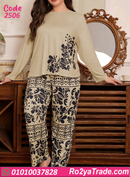 بيجامة حريمي شتوى بيج سايز