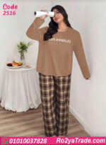 طقم بيجامة شتوي بيج سايز