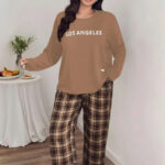 طقم بيجامة شتوي بيج سايز